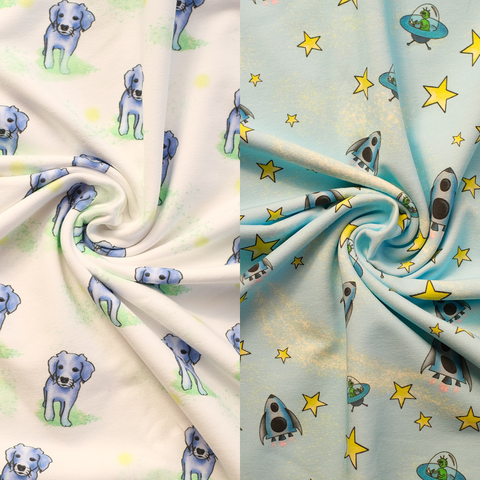 Bundle Mini Milo & Weltraumabenteuer French Terry 250g